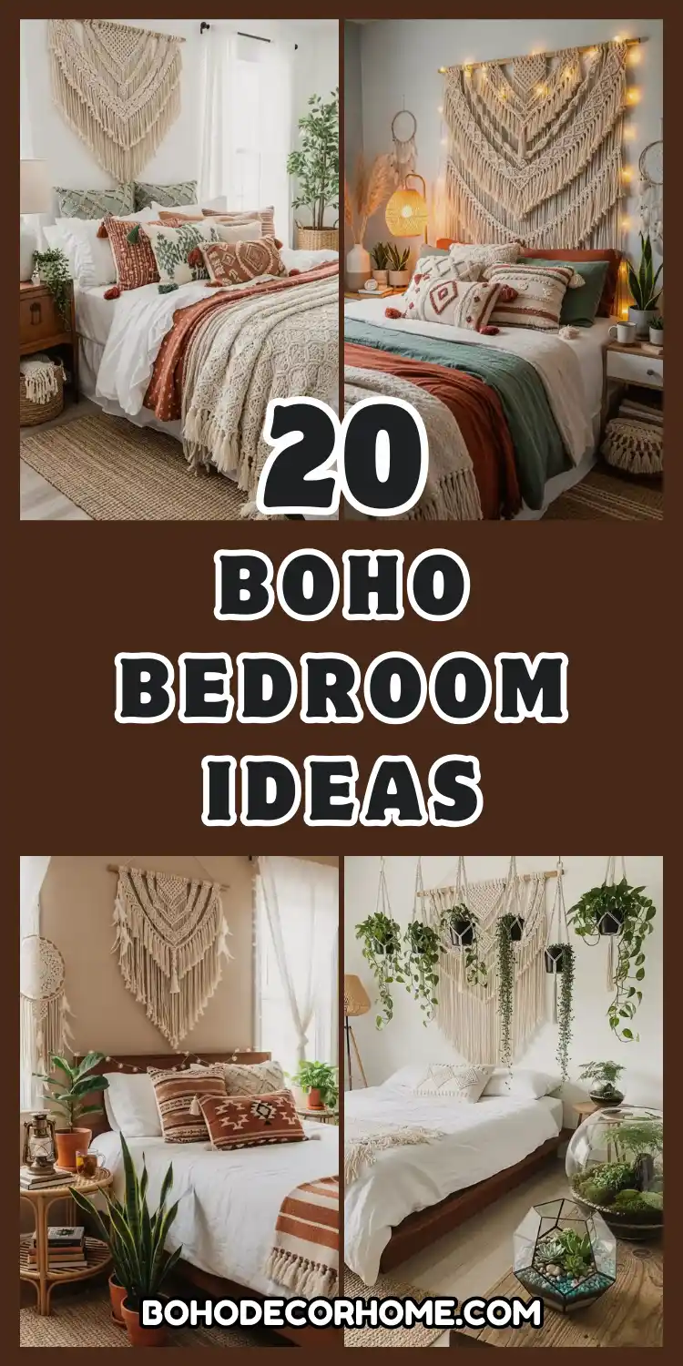 Boho Bedroom Ideas with 20 Stylish Ways to Design a Cozy Space 2 Boho Bedroom Ideas