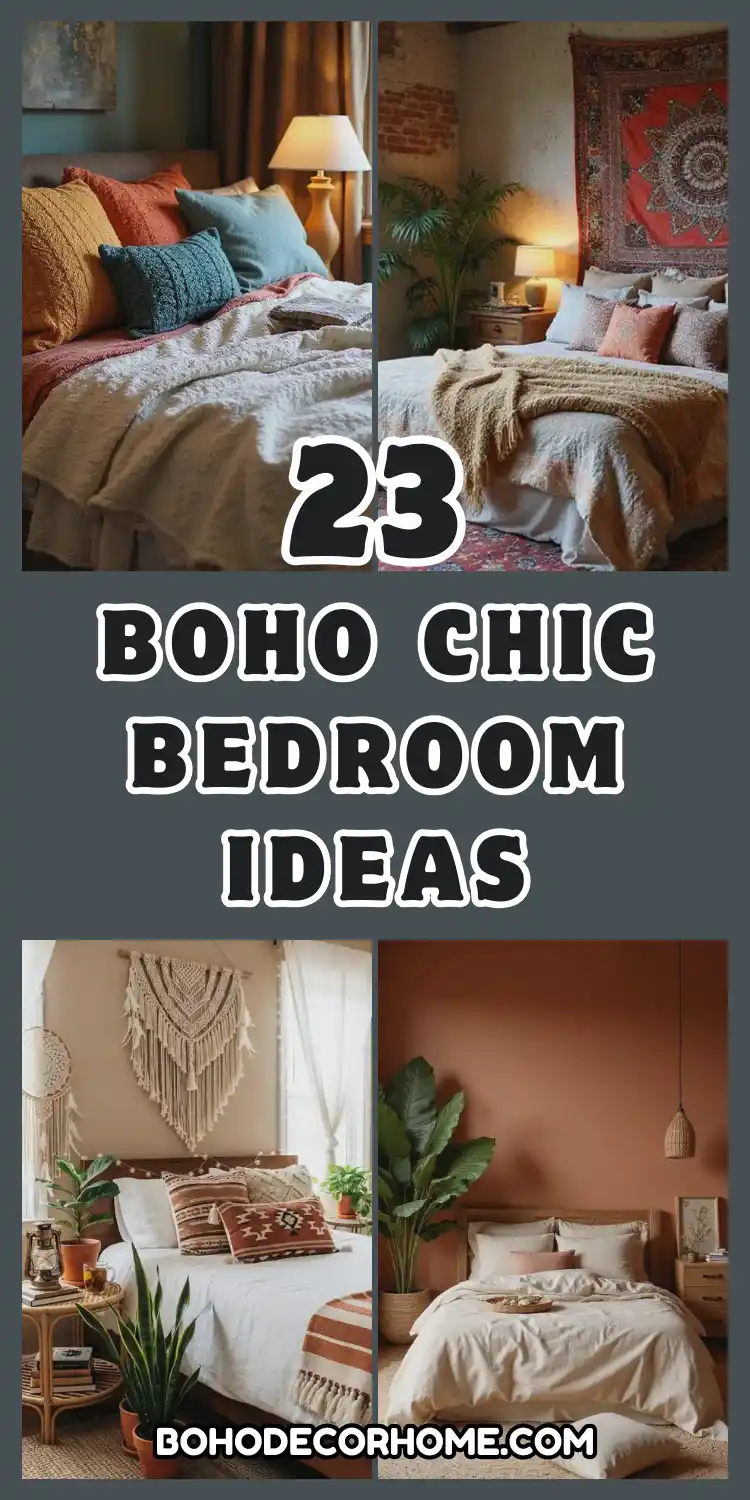 23 Boho Chic Bedroom Ideas for a Stylish & Cozy Retreat 2 Boho Chic Bedroom