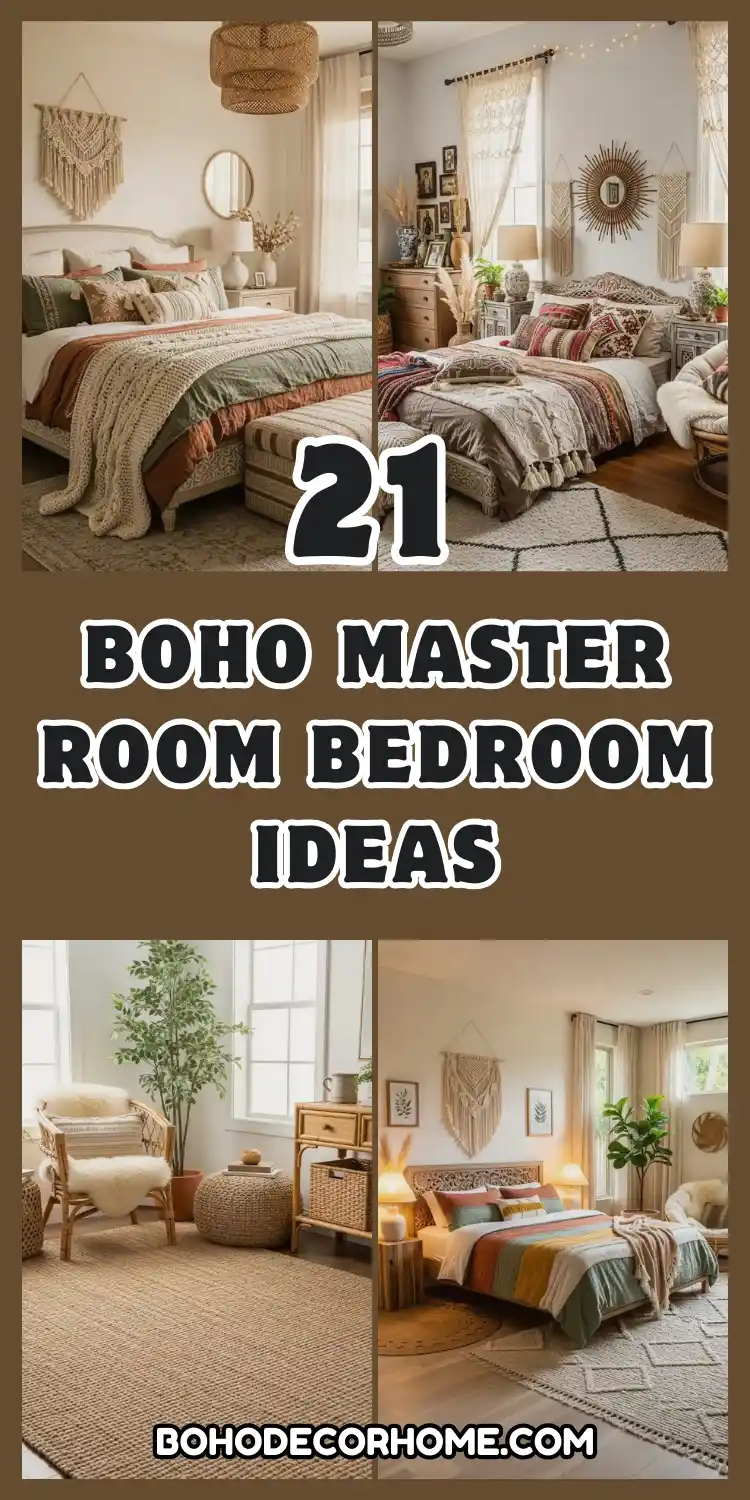 Boho Master Room Bedroom Ideas with 21 Inspiring Styles 2 Boho Master Room Bedroom