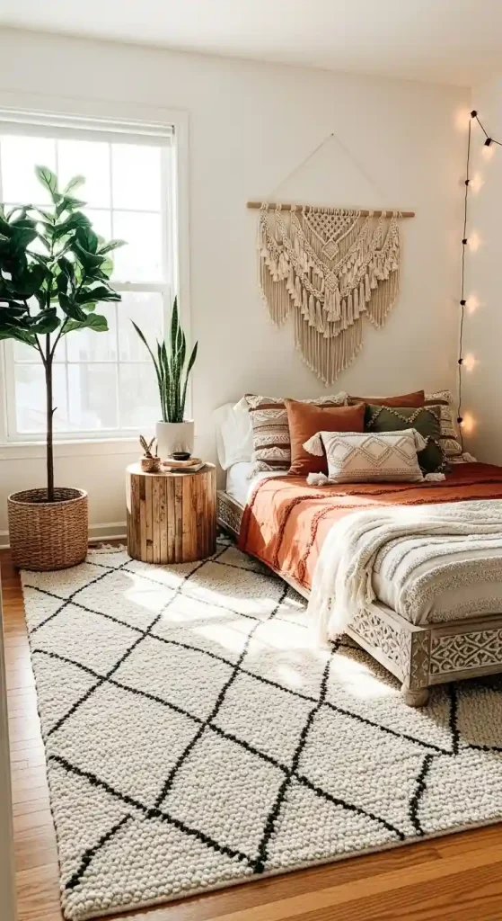 Why Boho Bedroom Is Trending and How to Get the Look 3 Layering Colors and Textures