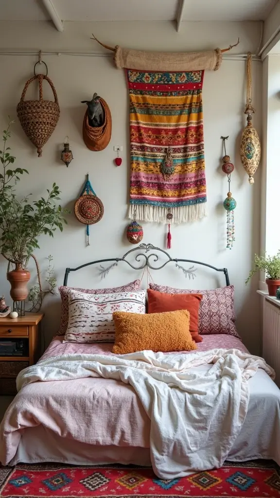 Colorful Boho Bedroom Ideas: 28 Playful Designs Bursting with Personality 16 Colorful Boho Bedroom Ideas: 28 Playful Designs Bursting with Personality - 14. Quirky Accessories