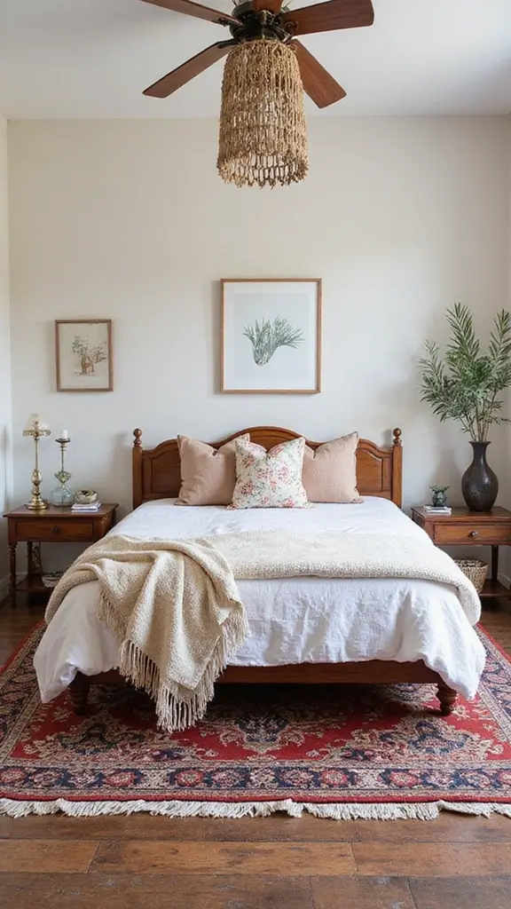 Colorful Boho Bedroom Ideas: 28 Playful Designs Bursting with Personality 7 Colorful Boho Bedroom Ideas: 28 Playful Designs Bursting with Personality - 5. Layered Rugs for Texture