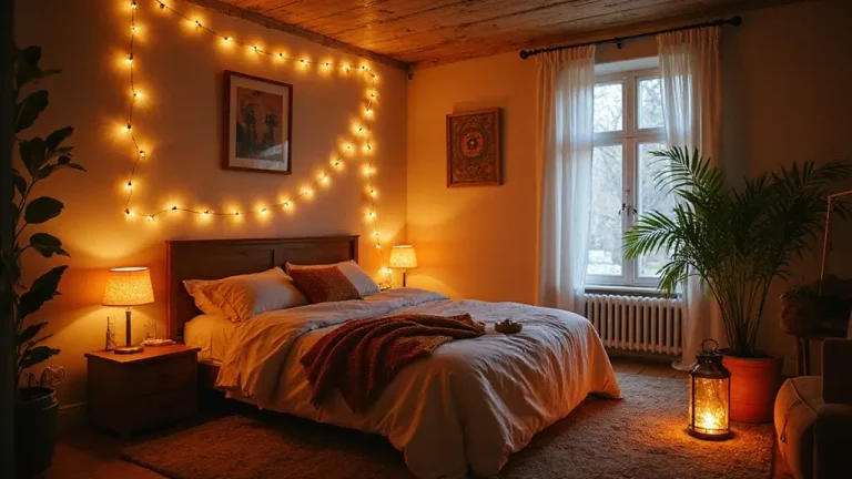 boho bedroom lighting ideas
