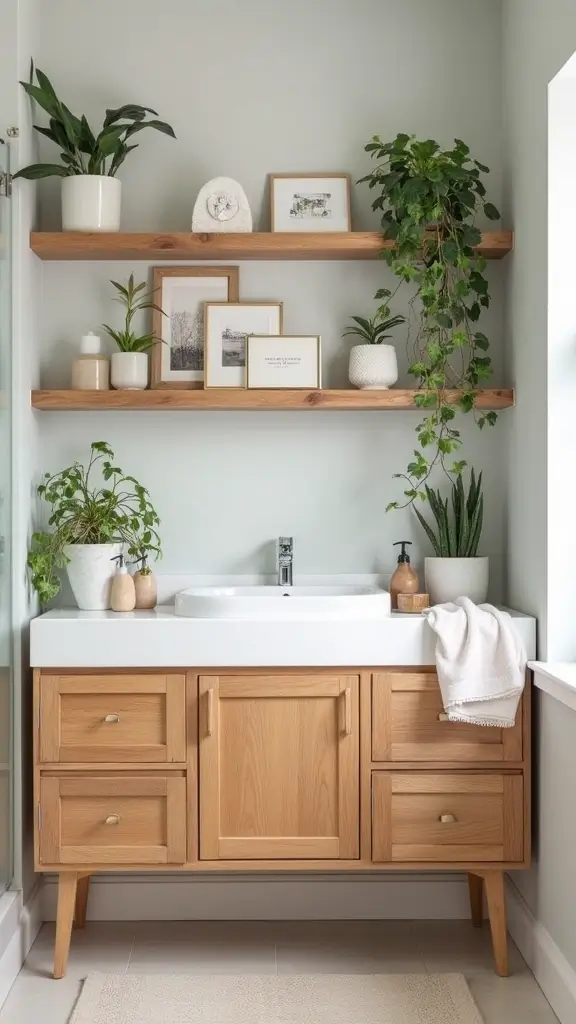 Boho Vanity Ideas Bathroom: 29 Chic and Functional Designs 14 13. Open Shelving