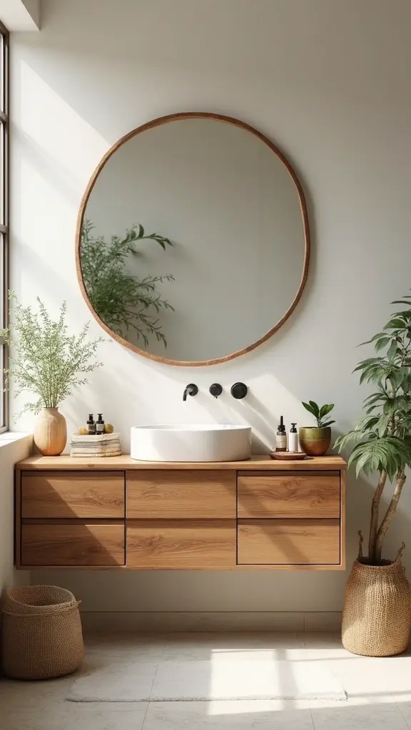 Boho Vanity Ideas Bathroom: 29 Chic and Functional Designs 18 17. Sustainable Decor Choices