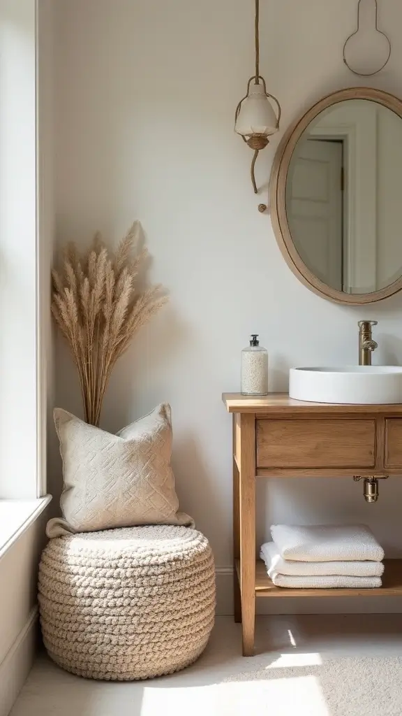 Boho Vanity Ideas Bathroom: 29 Chic and Functional Designs 20 19. Cozy Nooks