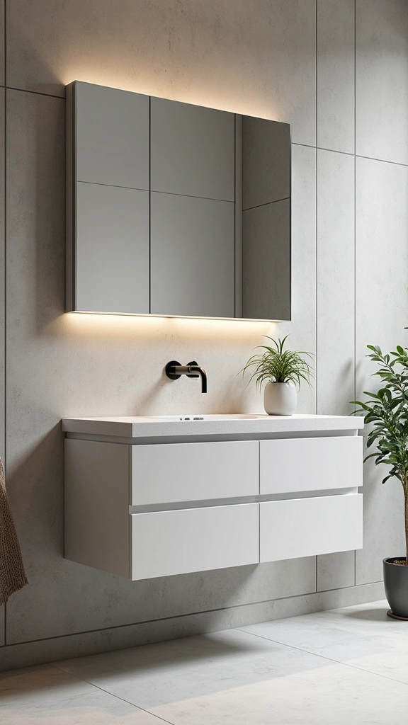 Boho Vanity Ideas Bathroom: 29 Chic and Functional Designs 23 22. Floating Vanities