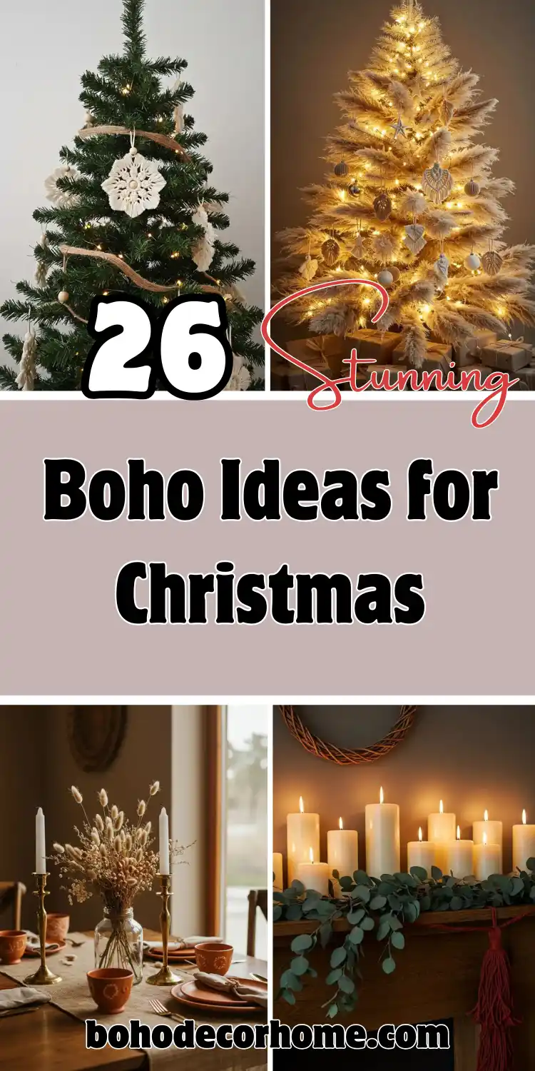 Creative Boho Ideas for Christmas to Style Your Holiday Home 2 Boho Ideas for Christmas