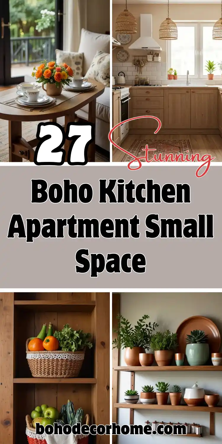27 Creative Boho Kitchen Apartment Small Space Ideas to Maximize Style 2 Boho Kitchen Apartment Small Space