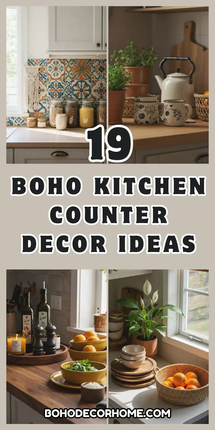 19 Creative Boho Kitchen Counter Decor Ideas 2 Boho Kitchen Counter Decor