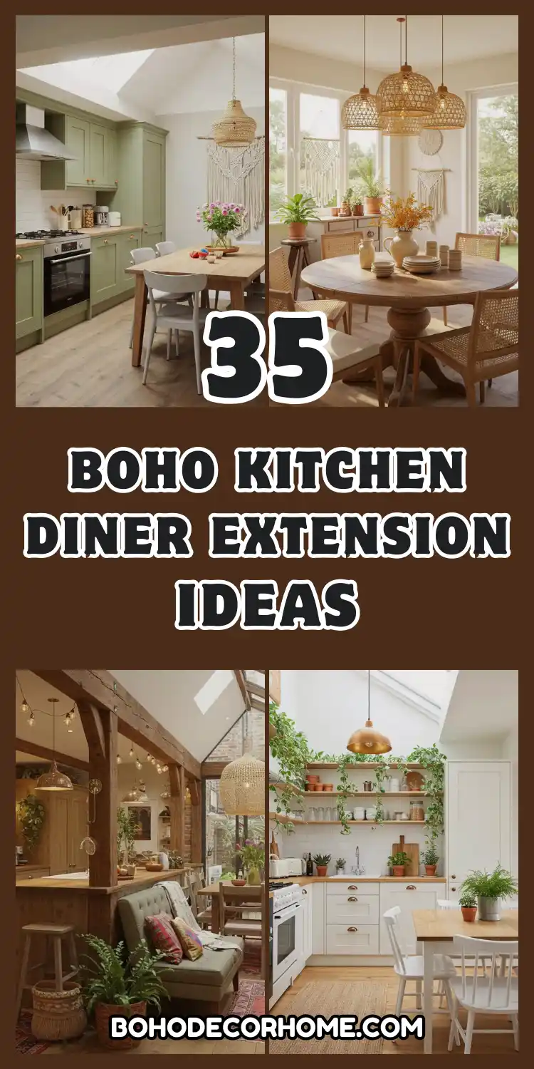 35 Inspiring Kitchen Diner Extension Boho Ideas to Elevate Your Home 2 Boho Kitchen Diner Extension