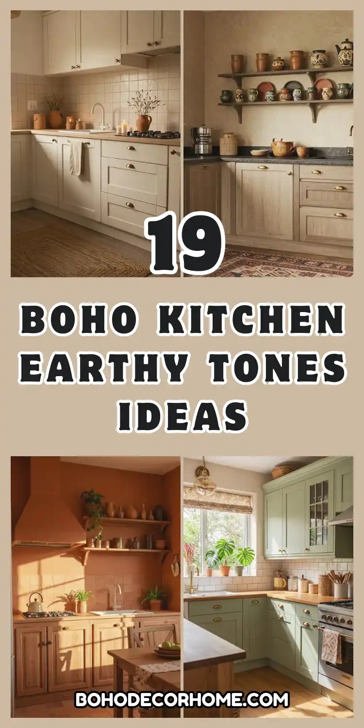 19 Warm Boho Kitchen Earthy Tones for a Natural Look 2 Boho Kitchen Earthy Tones
