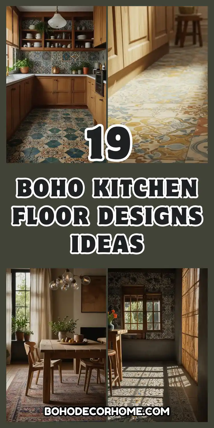 Boho Kitchen Floor Designs for a Cozy, Artistic Home: 19 Inspiring Looks 2 Boho Kitchen Floor Designs