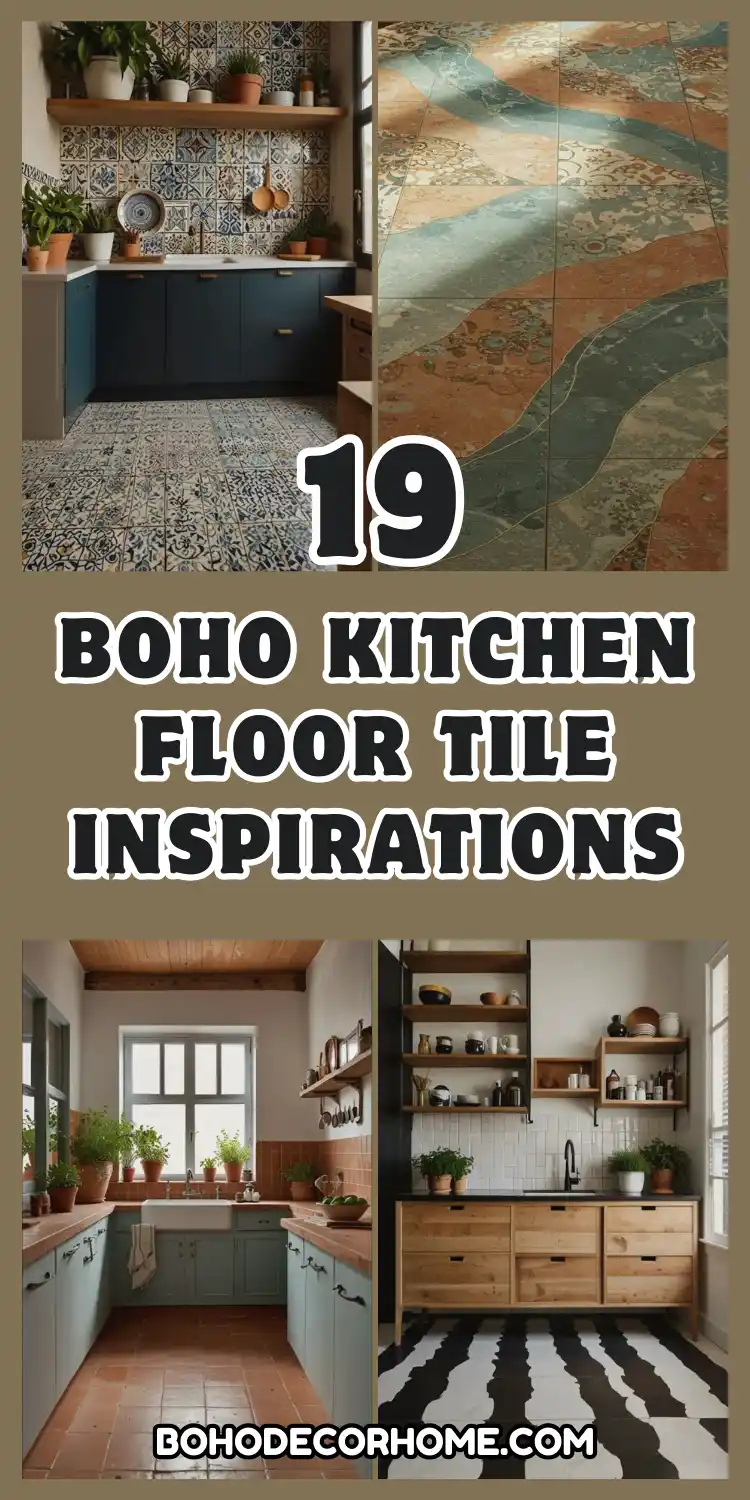 Boho Kitchen Floor Tile Inspirations: 19 Stylish Ideas 2 Boho Kitchen Floor Tile Inspirations