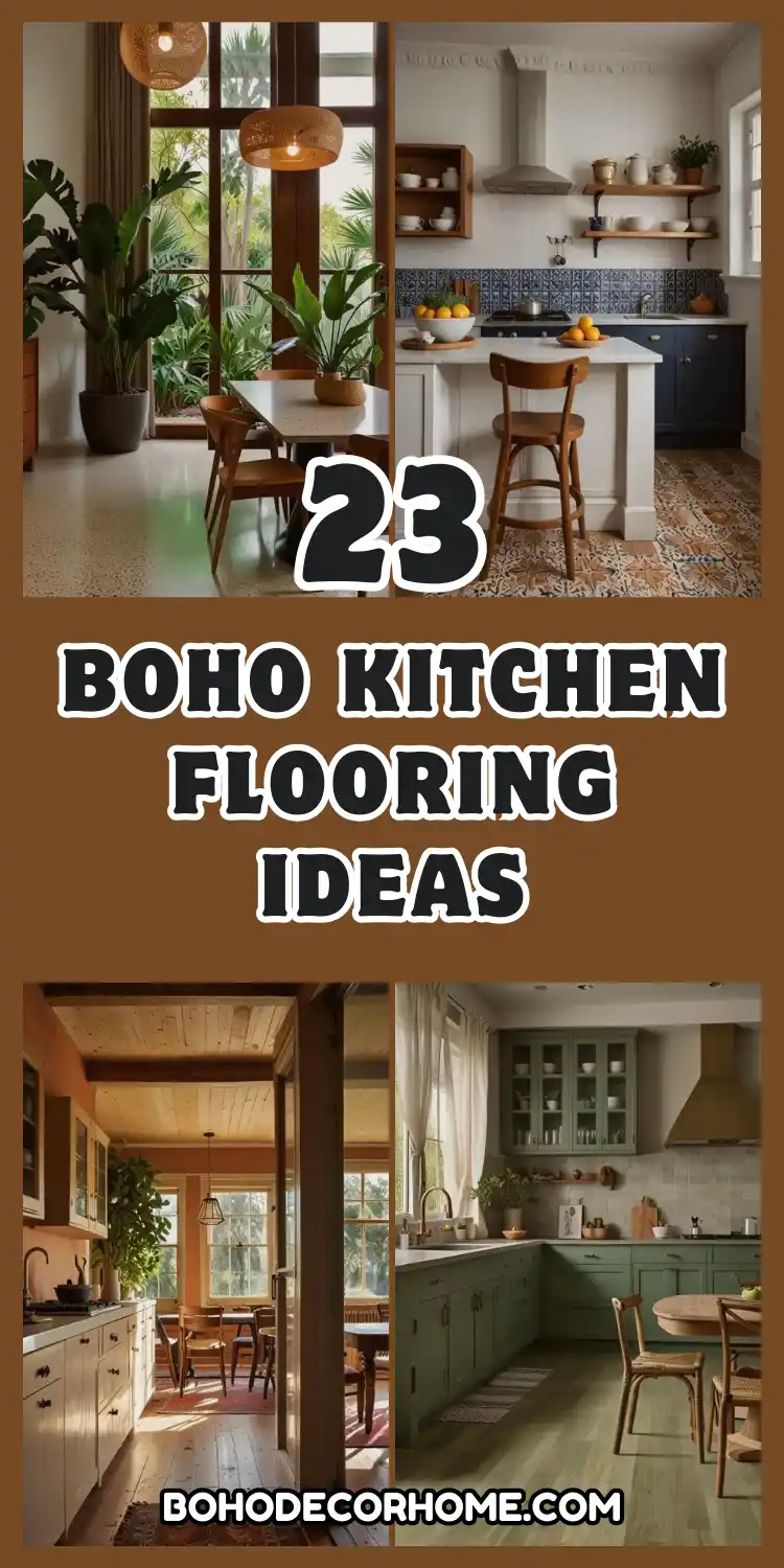 Boho Kitchen Flooring: 23 Trendy Ideas for Every Style 2 Boho Kitchen Flooring