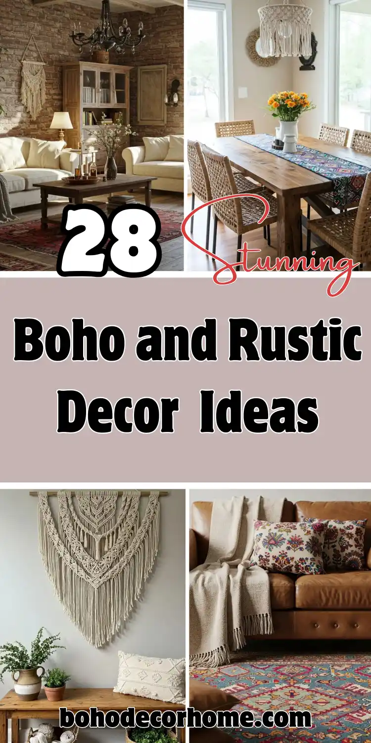 Boho and Rustic Decor Ideas to Create Cozy, Stylish Homes 2 Boho and Rustic Decor
