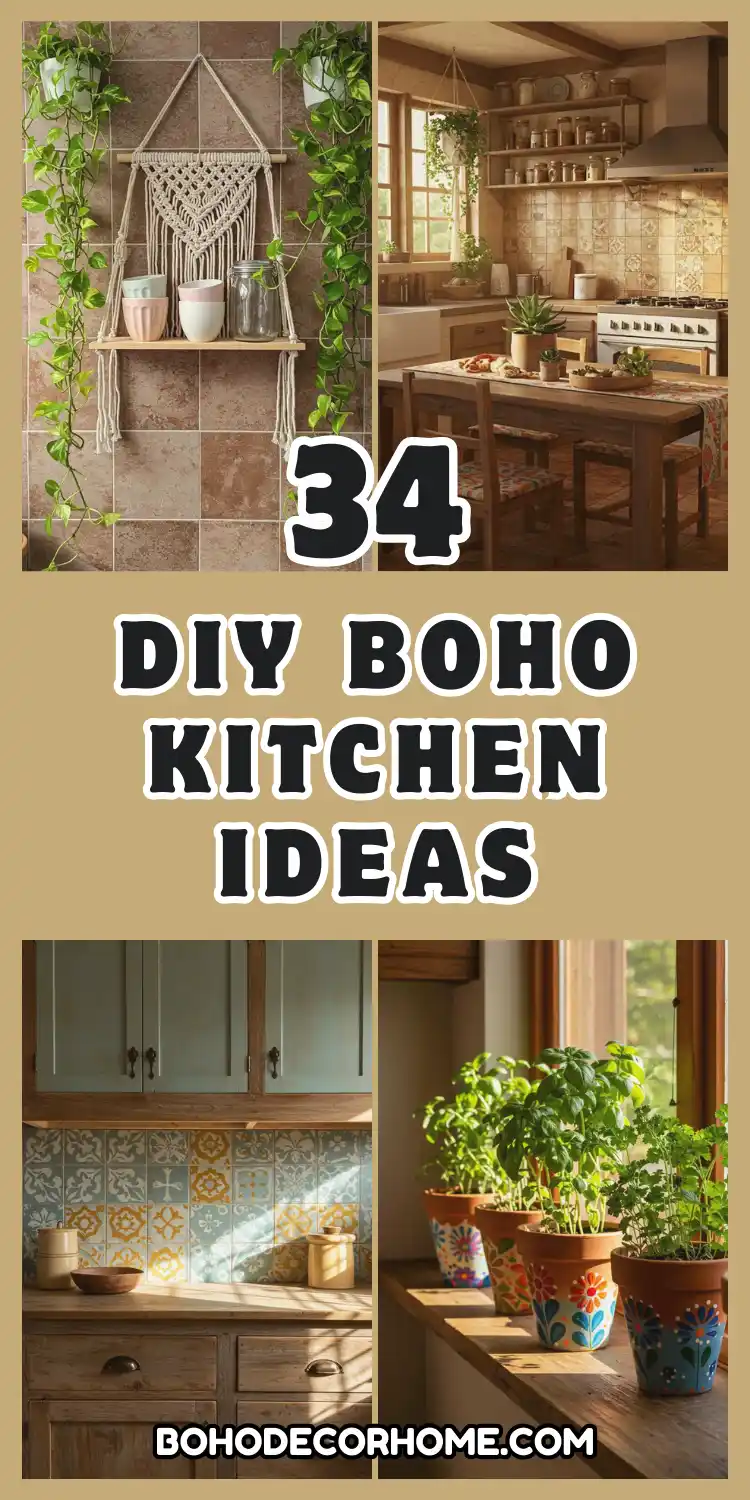 19 Stunning Boho Kitchen DIY Ideas to Transform Your Space 2 DIY Boho Kitchen