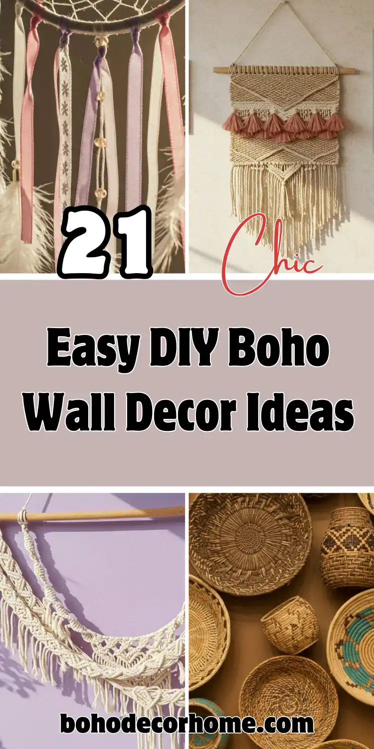 Easy DIY Boho Wall Decor Ideas to Refresh Your Space with 21 Fun Projects 2 Easy DIY Boho Wall Decor Ideas