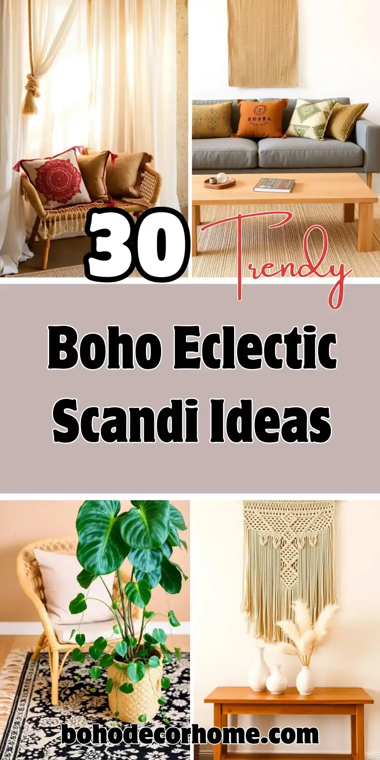 Eclectic Scandi Boho Ideas to Elevate Your Home Decor 2 Eclectic Scandi Boho