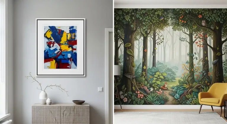 Wall Art vs Mural
