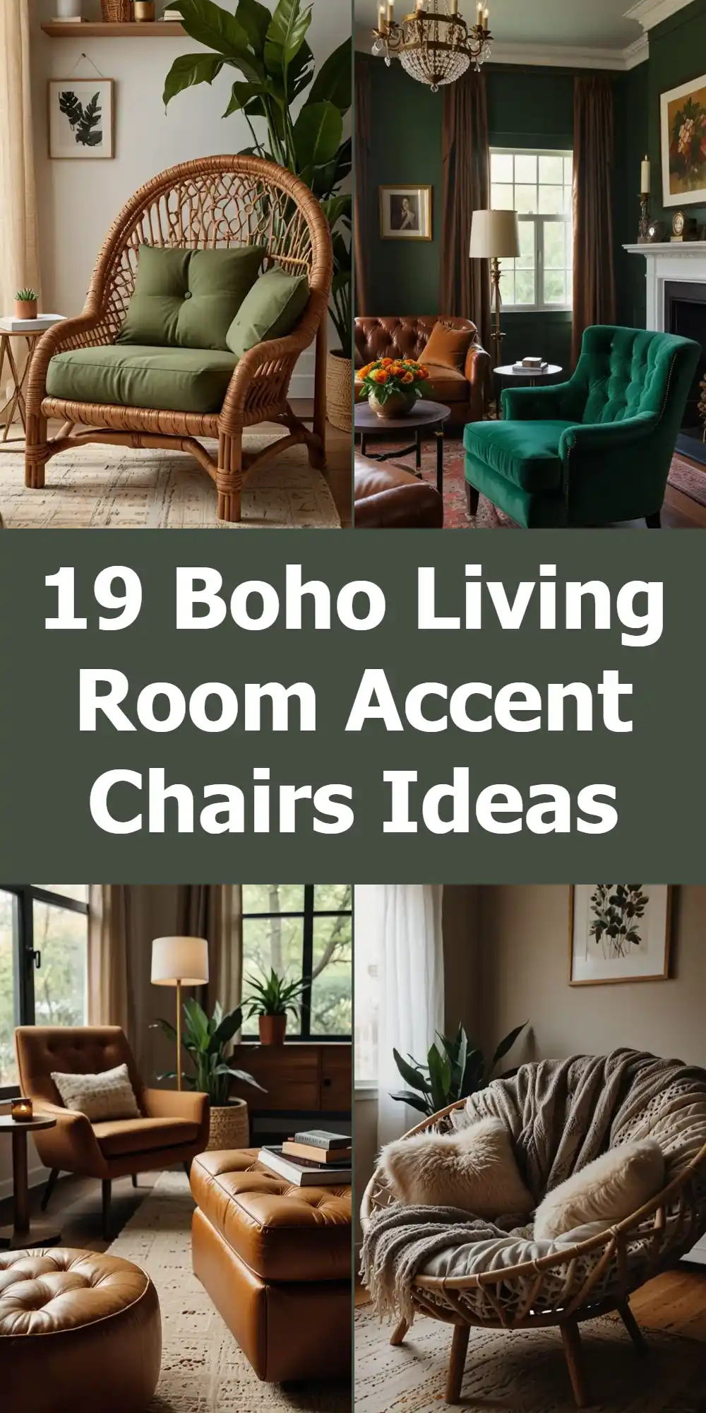 19 Boho Living Room Accent Chairs for a Cozy Setup 2 boho living room accent chairs