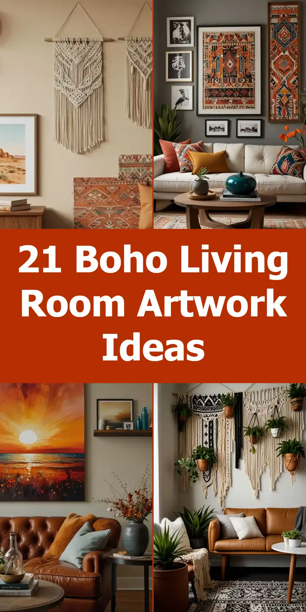 21 Eye-Catching Boho Living Room Artwork Ideas 2 boho living room artwork ideas