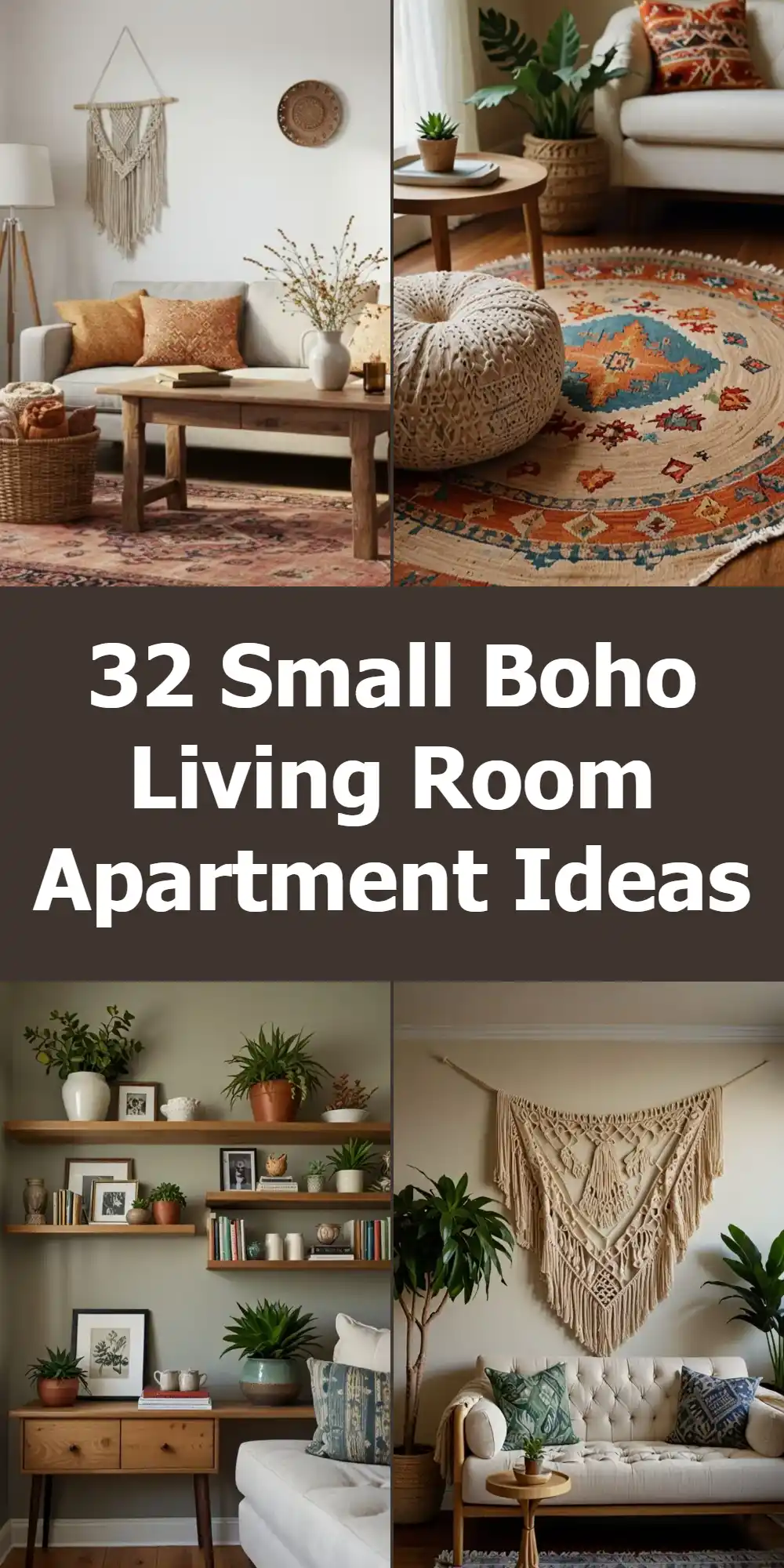 32 Small Boho Living Room Apartment Ideas for Stylish Comfort 2 small boho living room apartment ideas