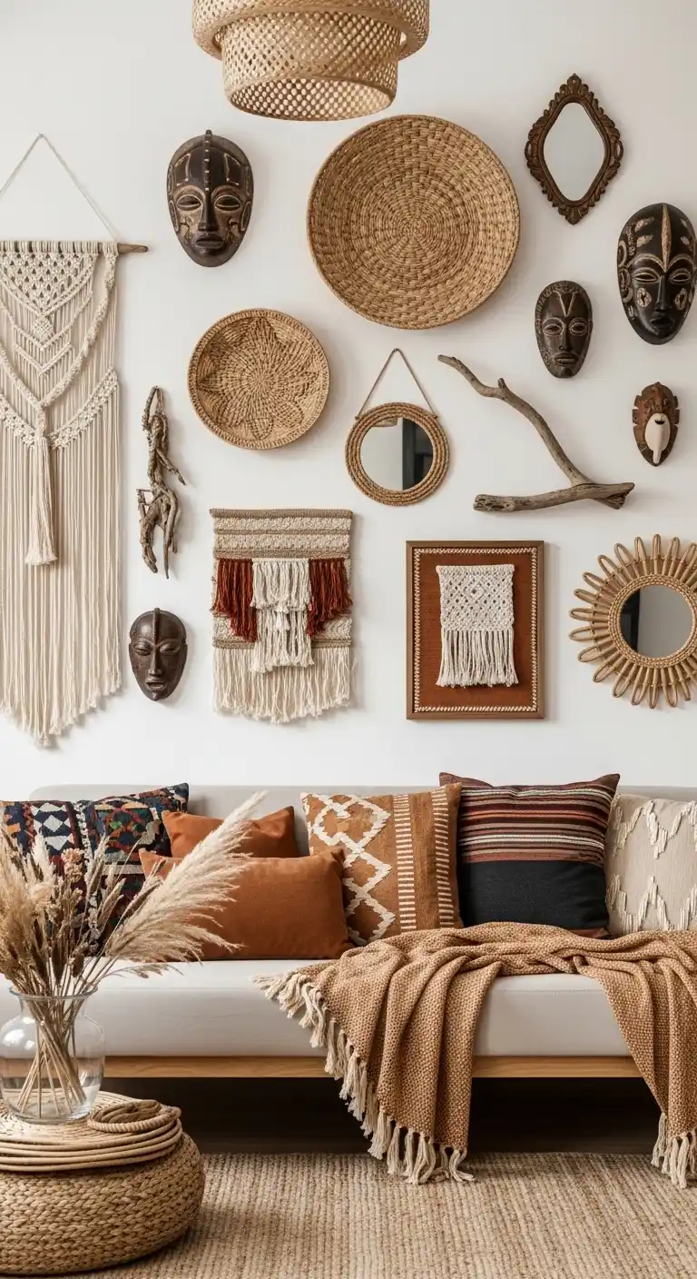 Boho Wall Decor Ideas to Warm Up Your Home: 21 Creative Styles You’ll Love 4 How to Mix and Match Boho Wall Accents Creatively