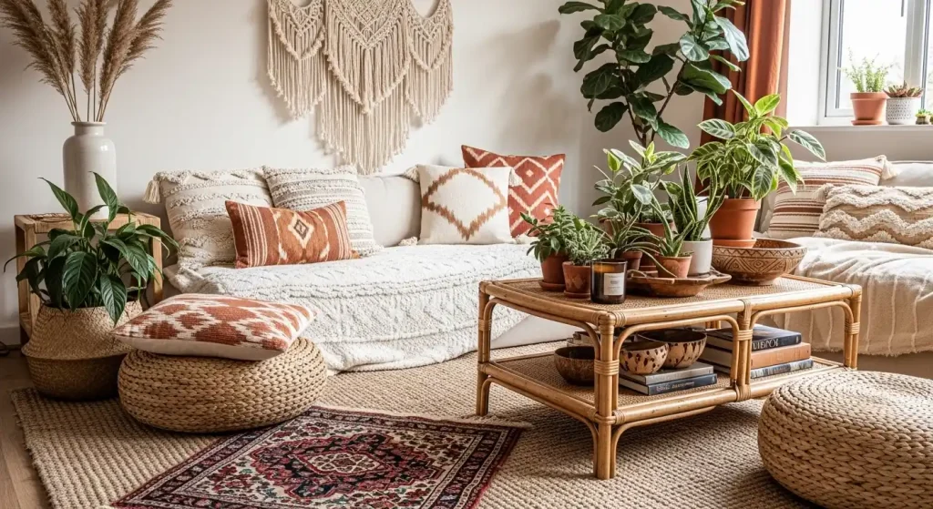 How to Create a Boho Living Room Easily: A Complete Guide 2 How to Create a Boho Living Room Easily 1