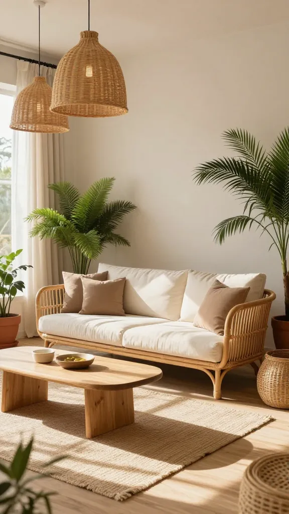 10 Calm and Peaceful Boho Living Room Inspiration: Cozy Vibes Unleashed 2 Item 1