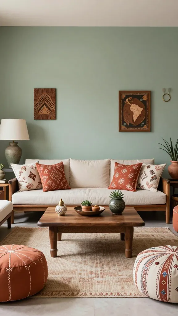 10 Calm and Peaceful Boho Living Room Inspiration: Cozy Vibes Unleashed 6 Item 5