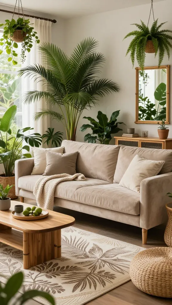 10 Calm and Peaceful Boho Living Room Inspiration: Cozy Vibes Unleashed 7 Item 6