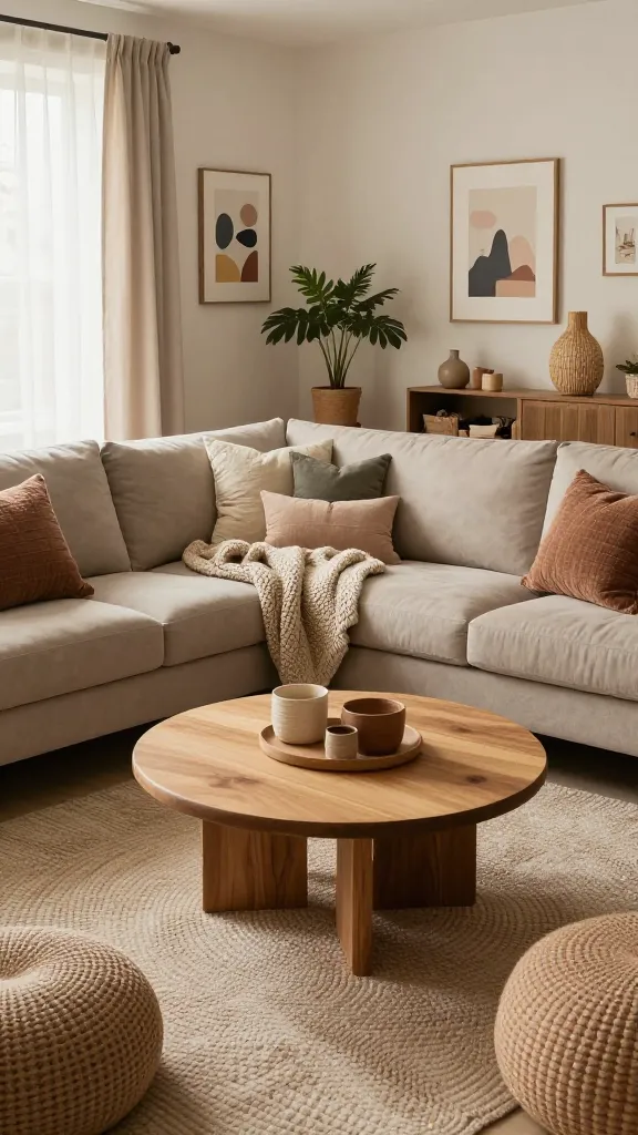 10 Calm and Peaceful Boho Living Room Inspiration: Cozy Vibes Unleashed 10 Item 9