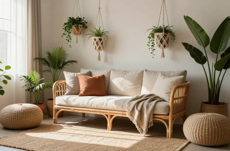 9 Stunning Boho Living Room Ideas with Natural Elements You’Ll Love