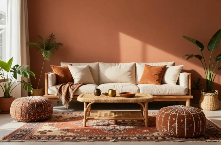 11 Relaxing Boho Living Room Ideas for Stress Free Homes: Cozy Calm Edition