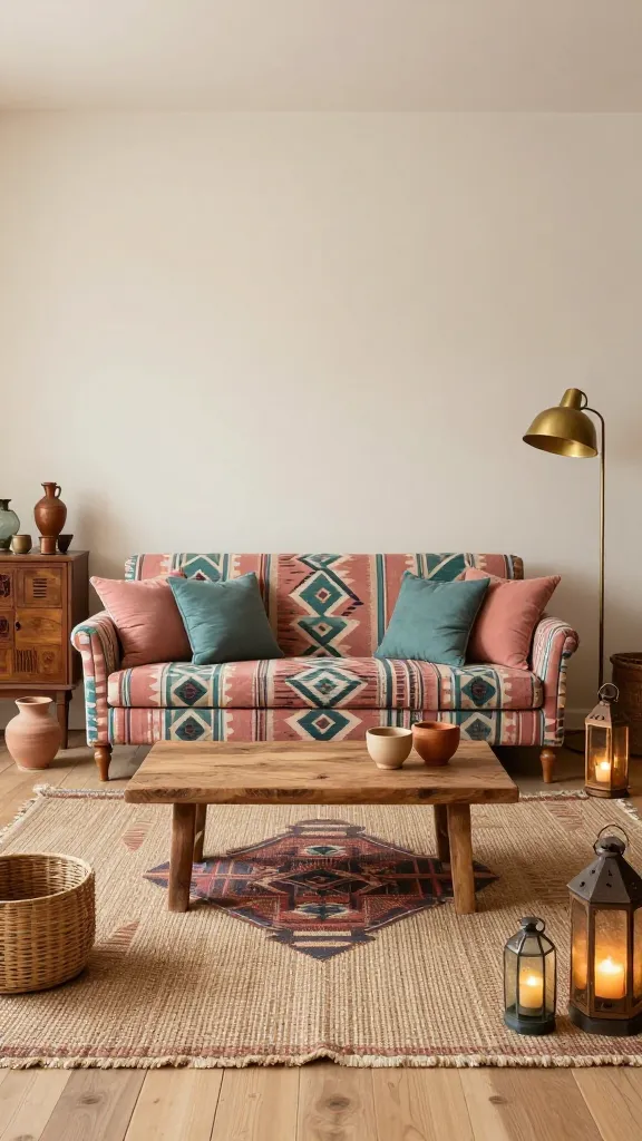 11 Relaxing Boho Living Room Ideas for Stress Free Homes 5 Item 4
