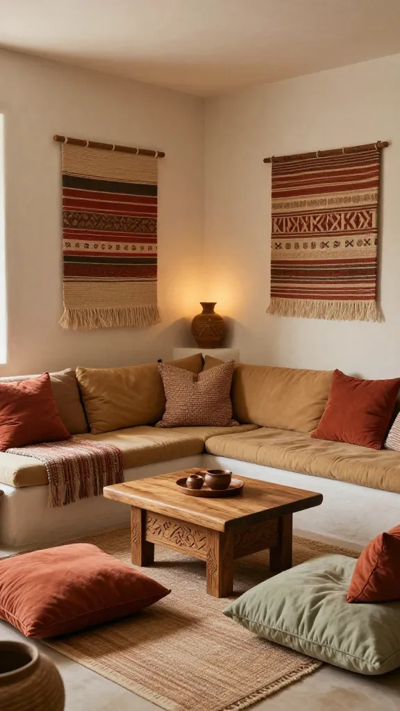 11 Relaxing Boho Living Room Ideas for Stress Free Homes 9 Item 8