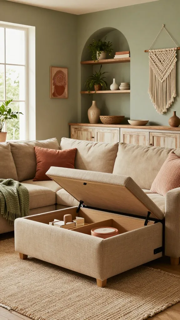 8 Smart Boho Living Room Ideas for Small Apartments You’Ll Love 9 Item 8