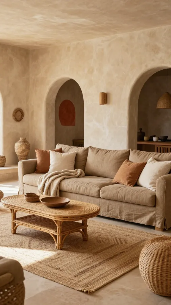 10 Earthy Boho Living Room Ideas That Feel Warm: Cozy Pressed Retreat 2 Item 1