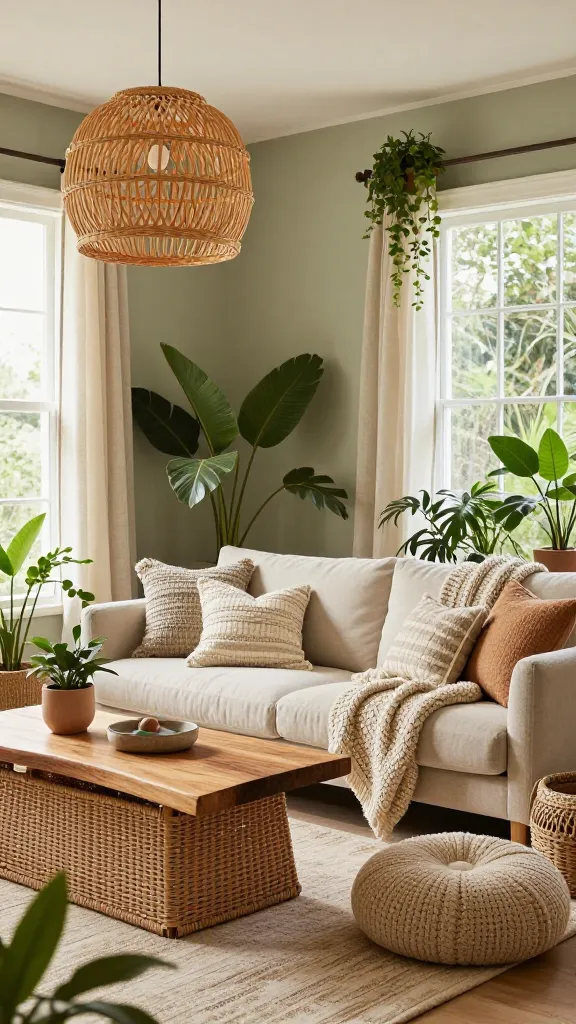 8 Boho Living Room Ideas for Busy Moms 2 Item 1