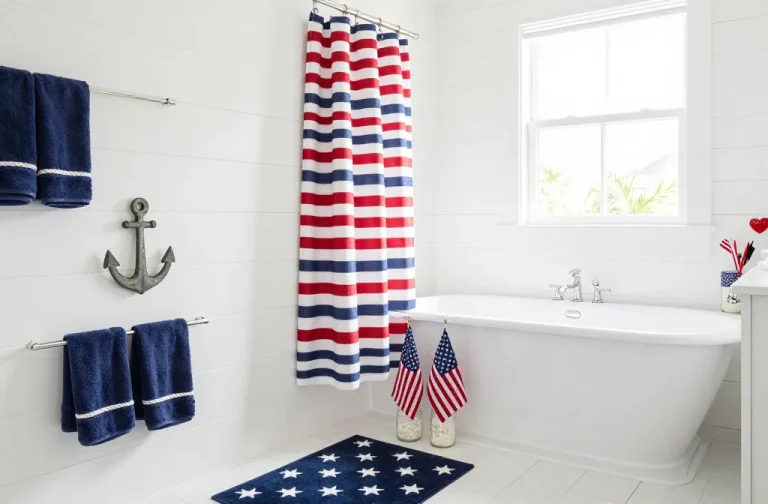 6 4th of July Bathroom Decor