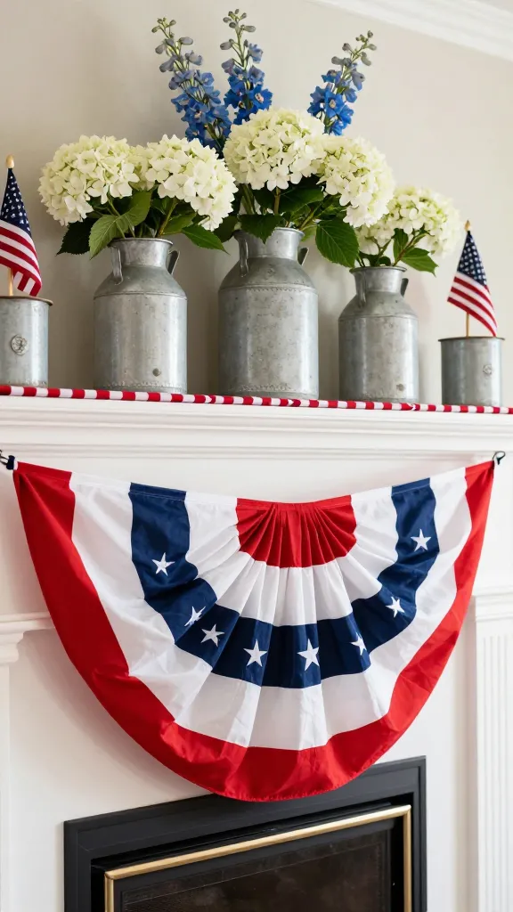 8 Patriotic 4th of July Mantel Decor Ideas for a Festive Home 2 Item 1
