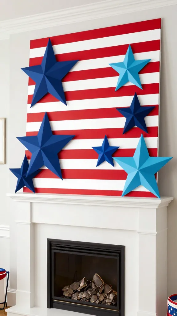 8 Patriotic 4th of July Mantel Decor Ideas for a Festive Home 6 Item 5