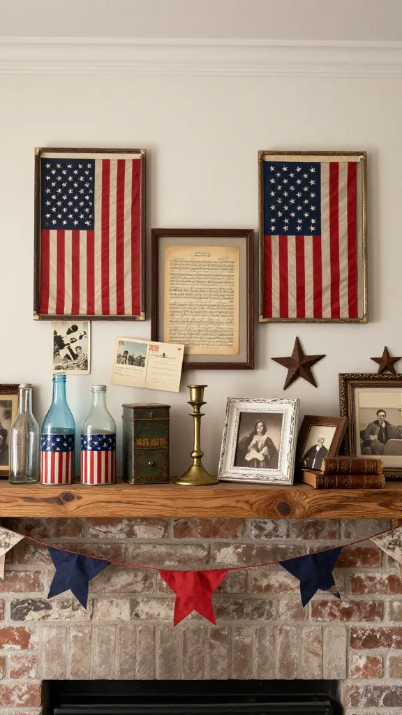 8 Patriotic 4th of July Mantel Decor Ideas for a Festive Home 7 Item 6