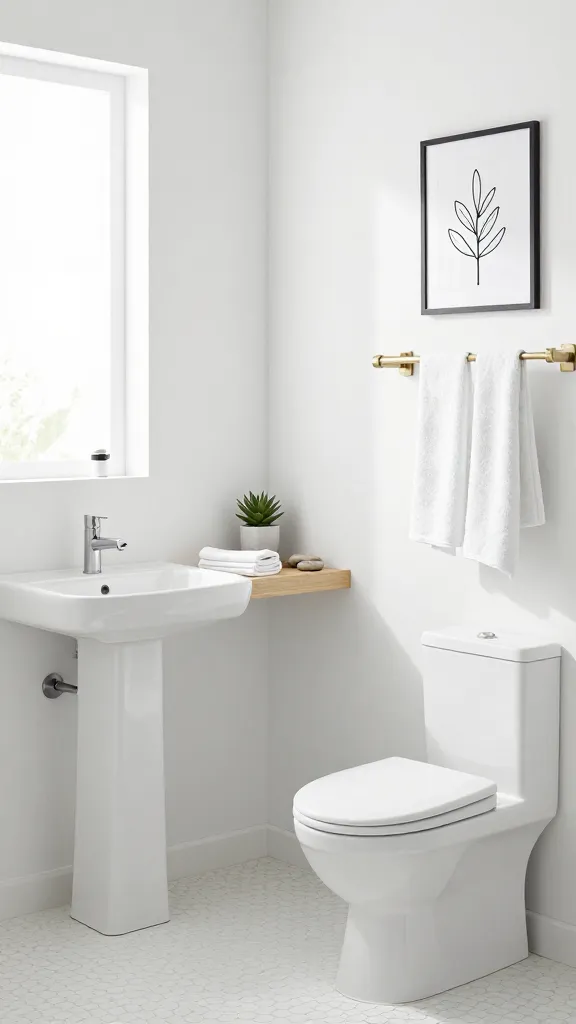 8 Simple Half Bathroom Ideas for Beginners Who Have Zero Design Experience 7 Item 6