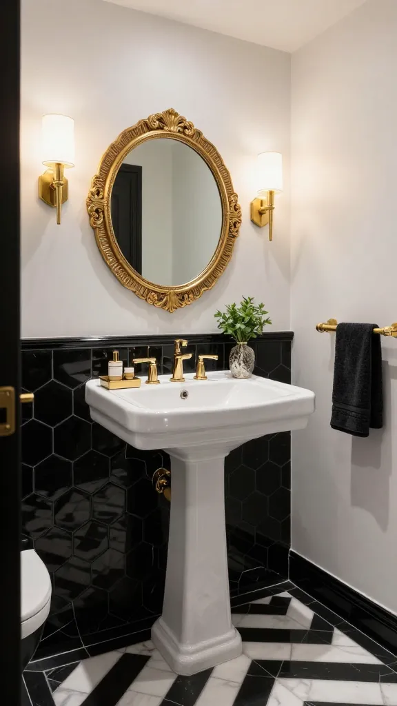 9 Half Bathroom Ideas for Renters You Can Actually Do Without Losing Your Deposit 4 Item 3