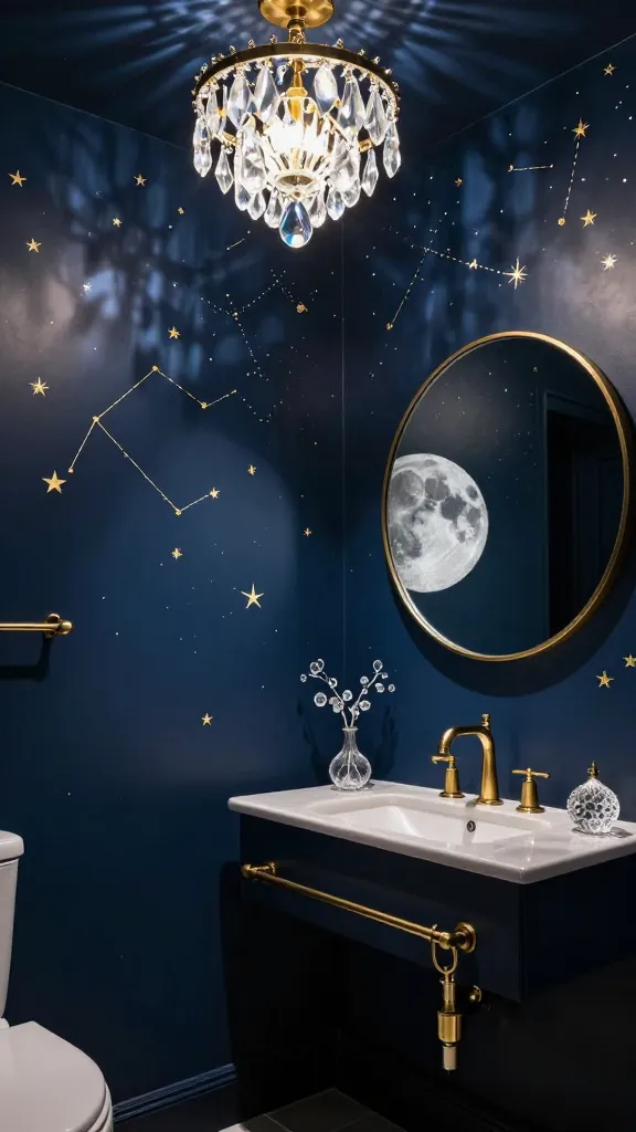 Create Drama in Your Hallway: 9 Dark Moody Half Bathroom Ideas 8 Item 7