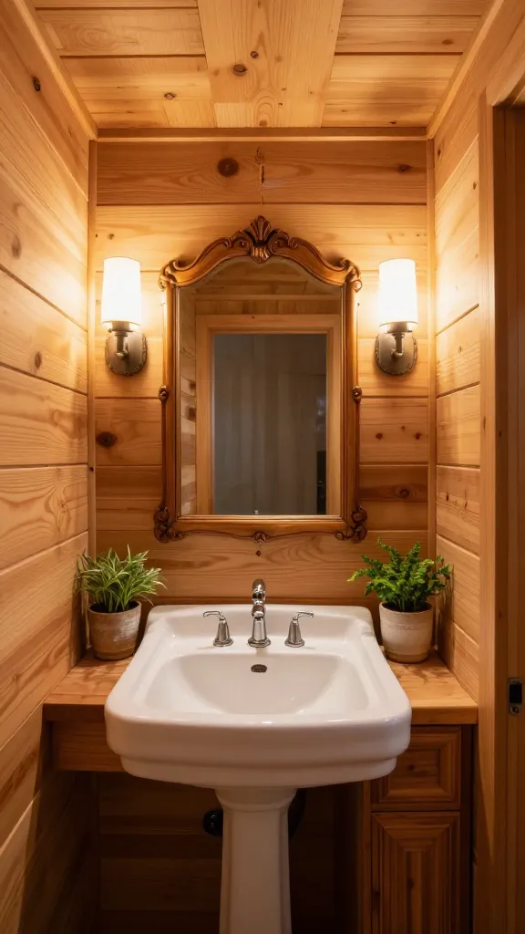 Small Space, Big Style: 8 Rustic Half Bathroom Ideas That Work 4 Item 3