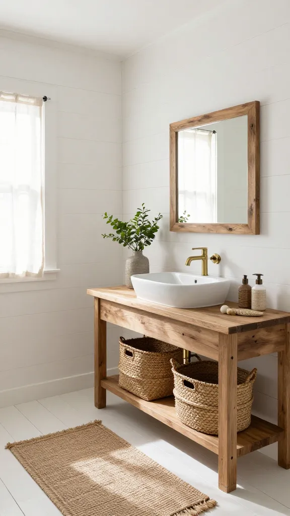 Small Space, Big Style: 8 Rustic Half Bathroom Ideas That Work 5 Item 4