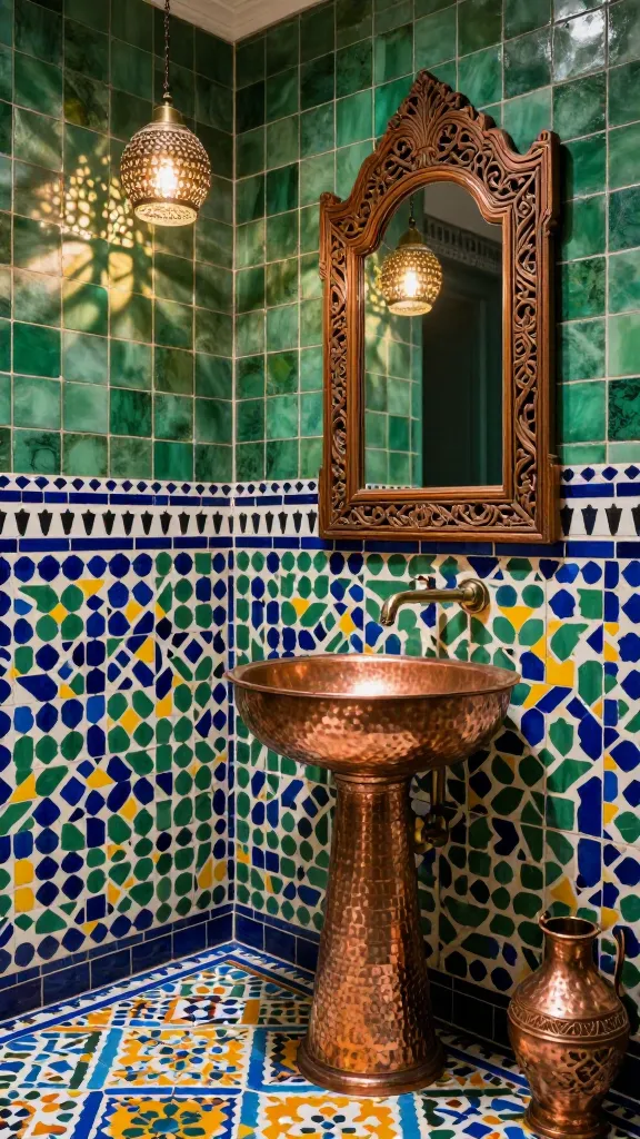 Boho Half Bathroom Decor: 9 Designs That Transform Small Spaces 4 Item 3